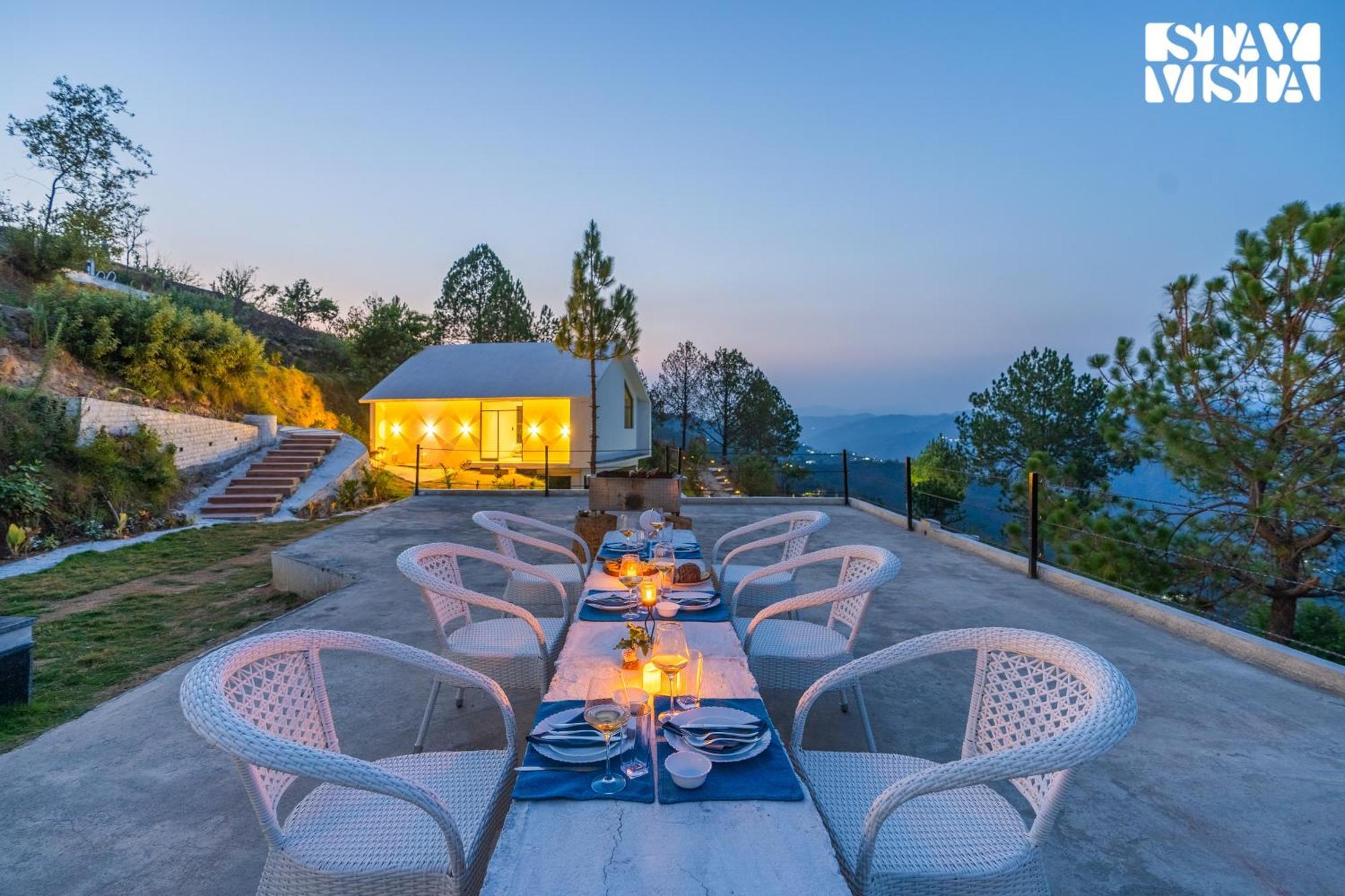 Stayvista At Luna Nova With Outdoor Pool - Ranikhet Exterior foto